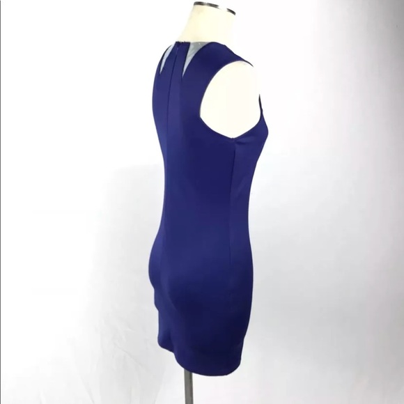 NEW PACSUN Plastic & Blue Bodycon Dress - Picture 4 of 8